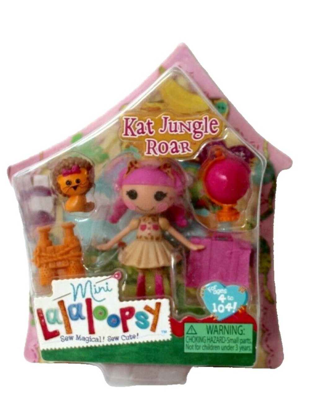 Lalaloopsy Mini Kat Jungle Roar Doll RARE Sealed